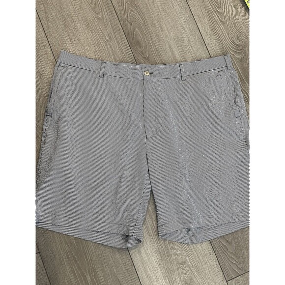 Peter Millar Golf Shorts Mens Size 42 Grey White Featherweight Preppy - Picture 1 of 8